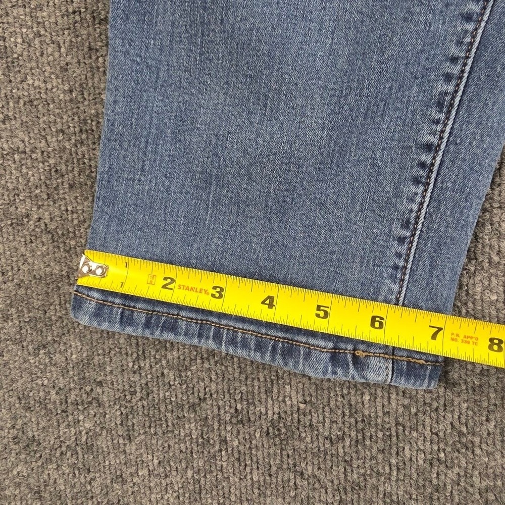 Lane Bryant Wmns Blue Straight Leg Jeans Plus Size 16 Medium Wash Stretch Denim - Picture 10 of 11